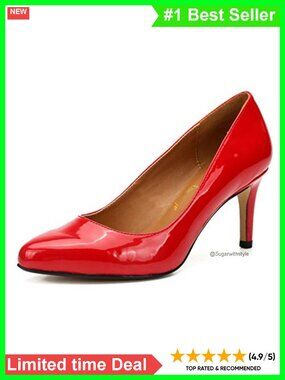 Stiletto Pointy Toe High Heel Dress Pumps Slip-On Wedding Shoes